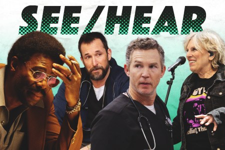 Colman Domingo in "Dead Man’s Wire," Noah Wyle and Shawn Hatosy in "The Pitt," and Lucinda Williams.