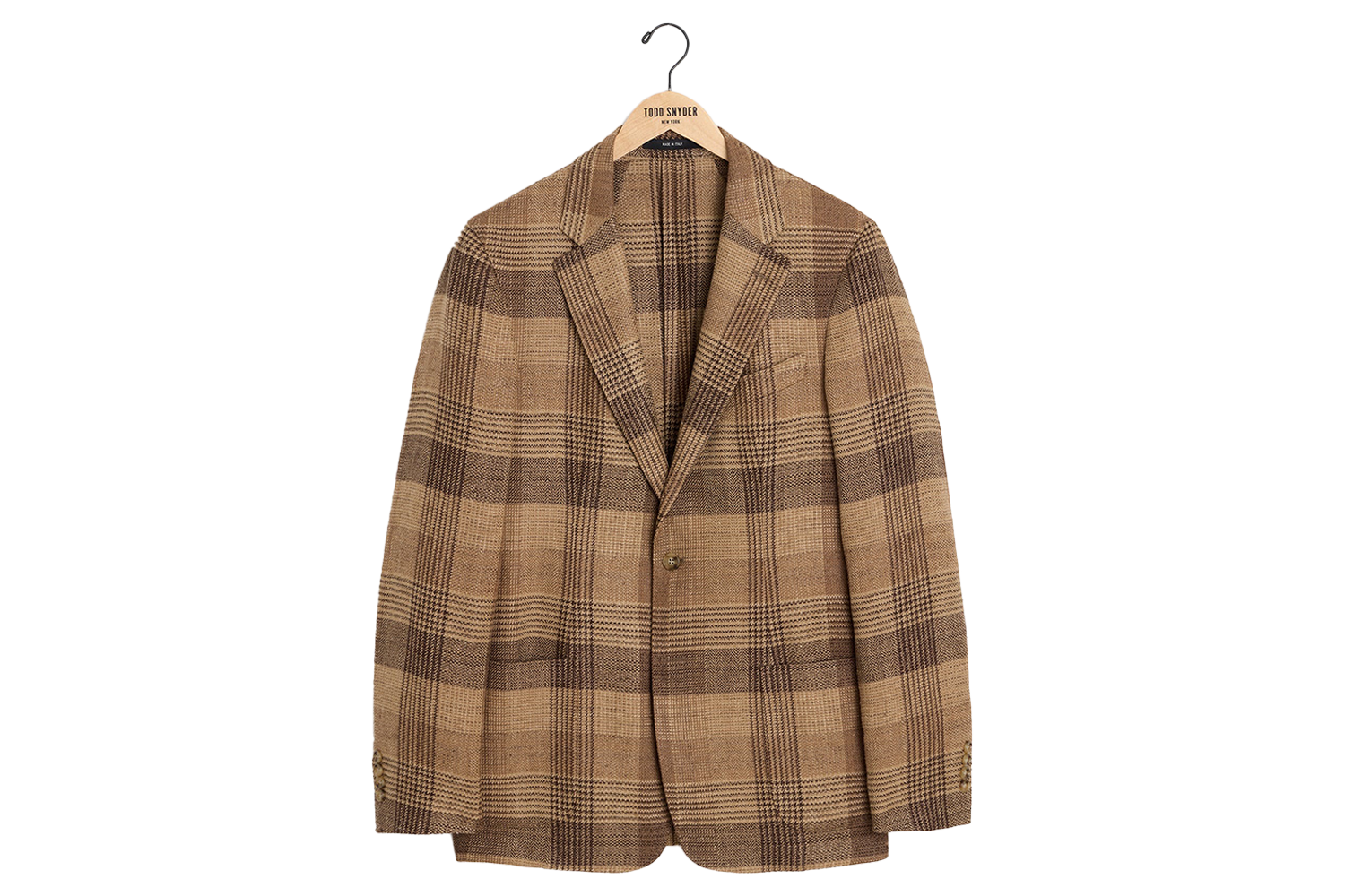 Todd Snyder Italian Wool-Silk Glen Plaid Sport Coat