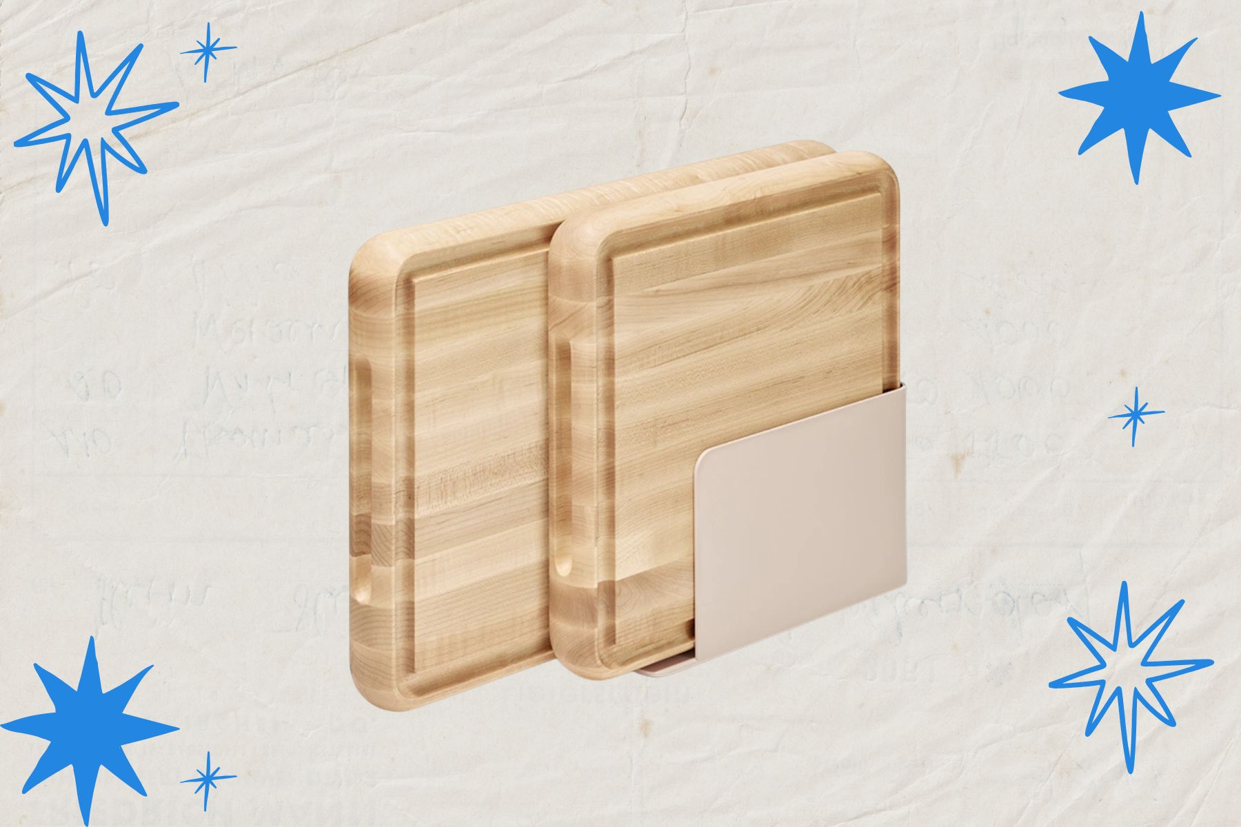 Caraway Prep & Serve Butcher Block Set