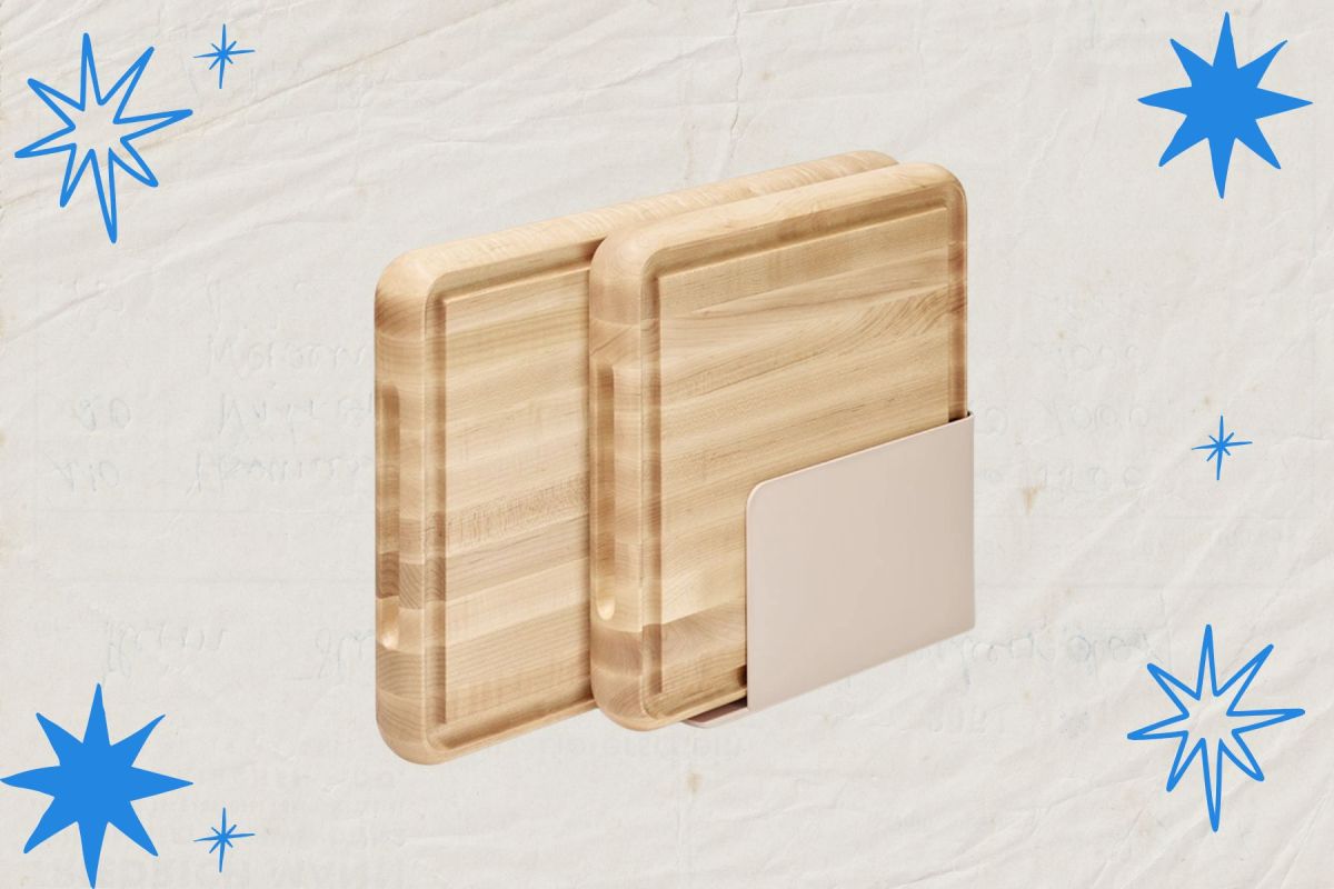 Caraway Prep & Serve Butcher Block Set