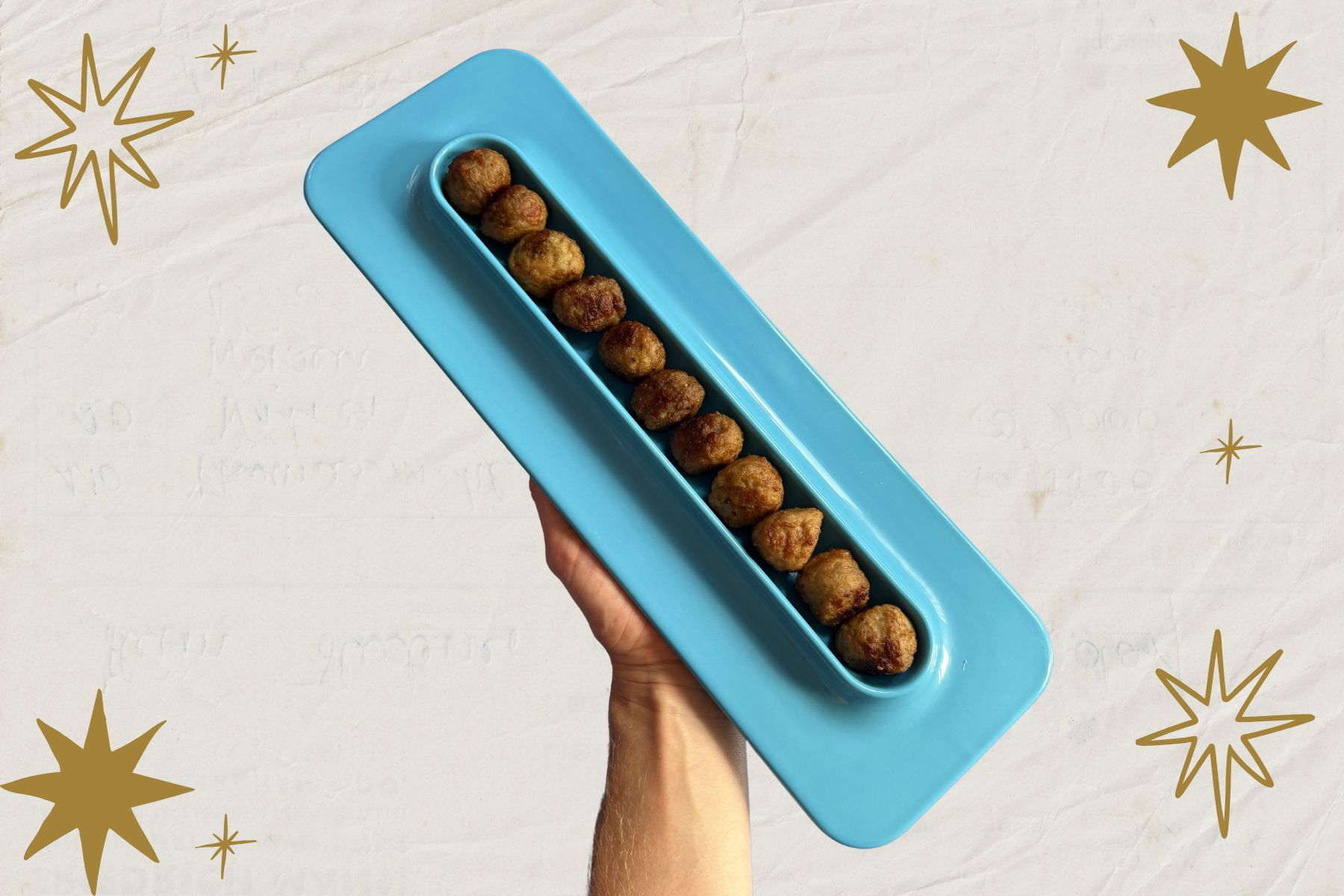 IKEA VINTERFINT Meatball Plate