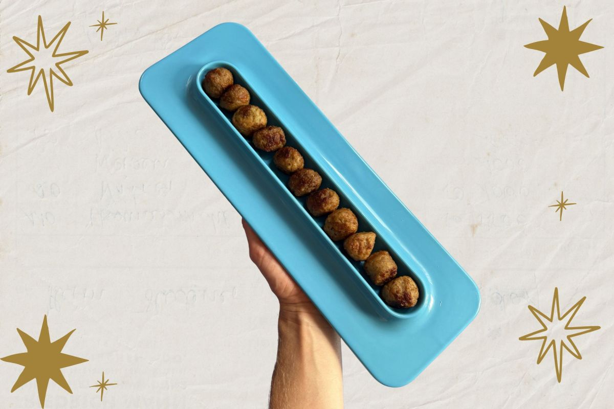 IKEA VINTERFINT Meatball Plate