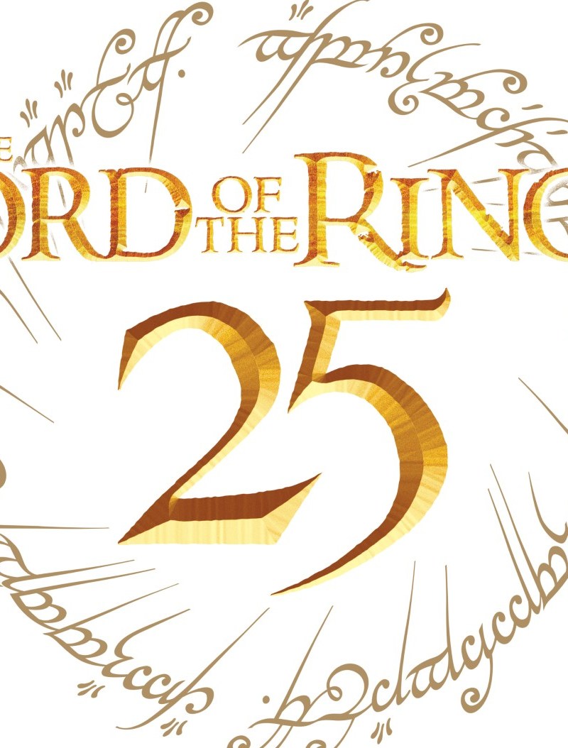 Lord of the Rings 25th anniversary logo
