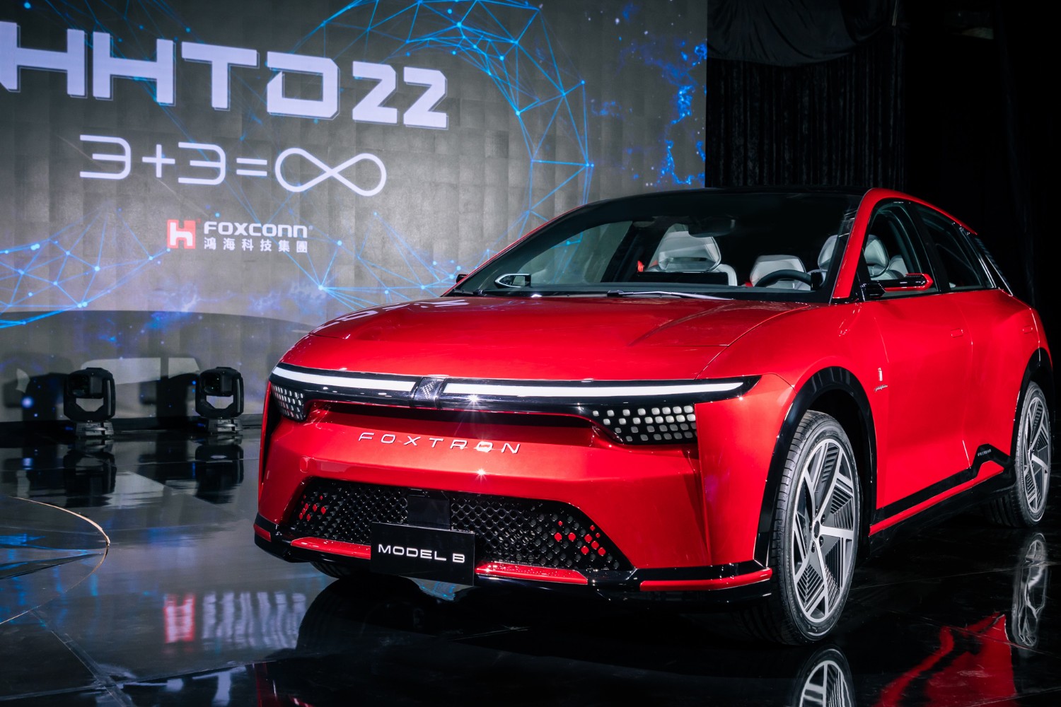 Foxconn Model B, the precursor to the company's first production EV, the Bria