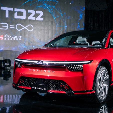 Foxconn Model B, the precursor to the company's first production EV, the Bria