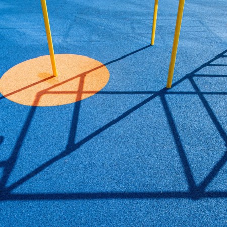Shadows on a playground