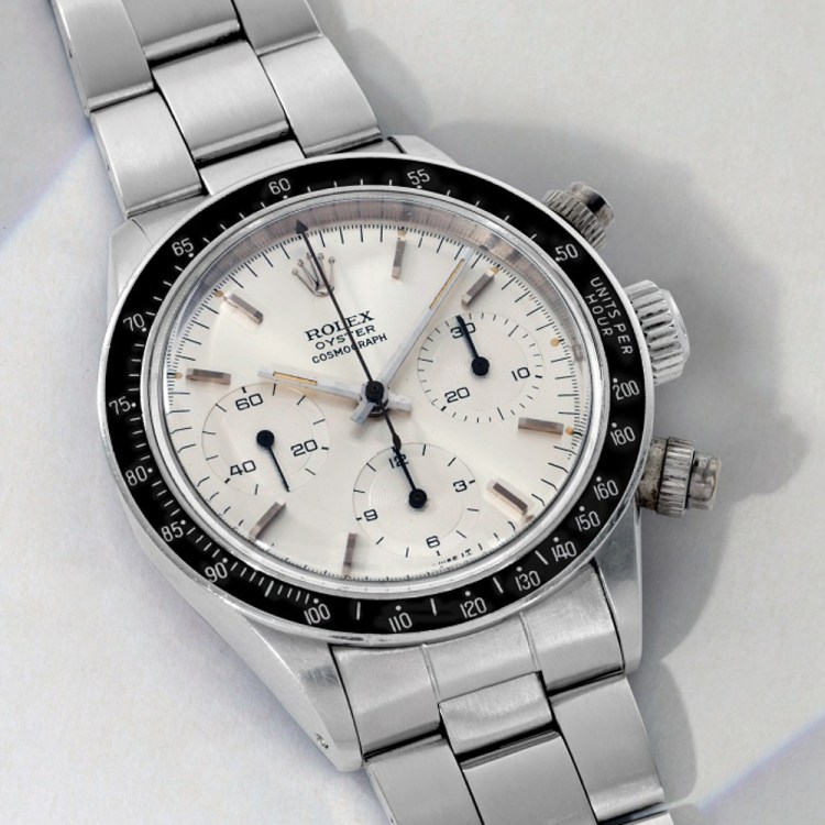 A Rolex Cosmograph Daytona ref. 6263 “Albino” going up for auction at Sotheby's in December 2025