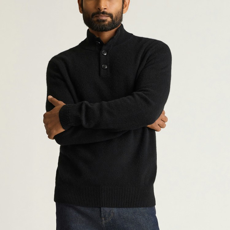 Italian Cashmere Mock Neck Sweater from Bonobos, now on sale