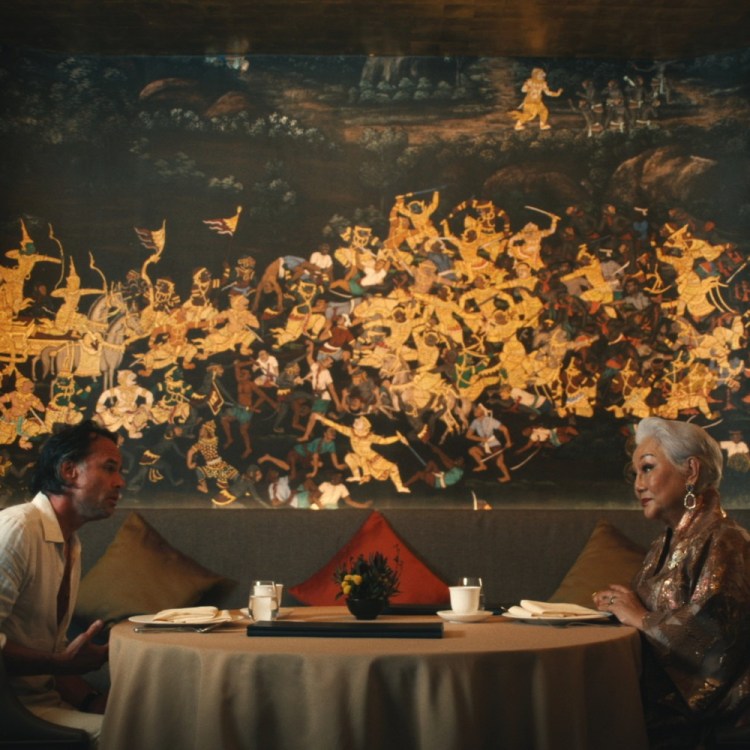 A scene from season 3 of "The White Lotus"