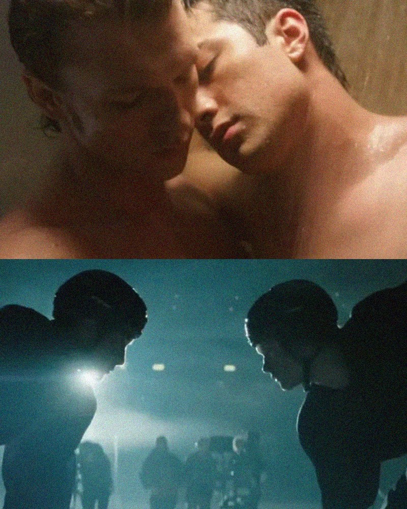 Two clips from Heated Rivalry.