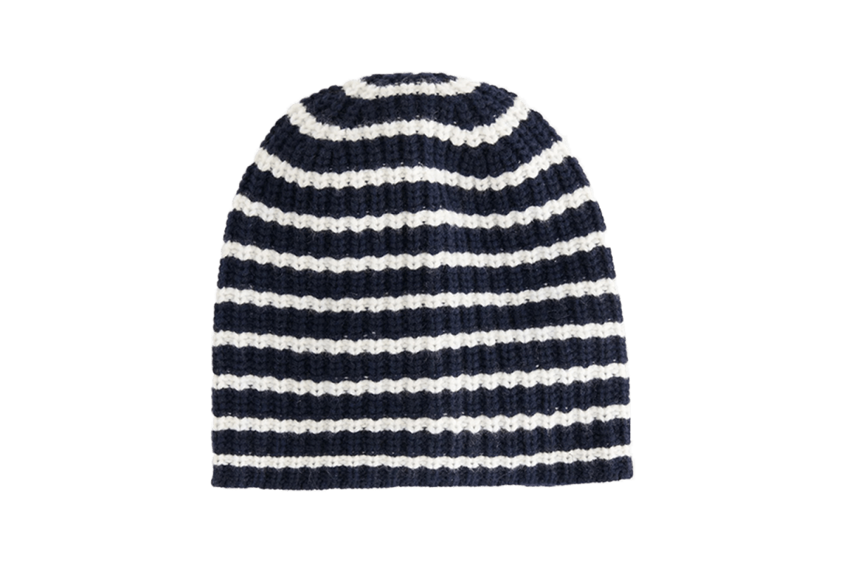 Alex Mill Striped Cashmere Beanie