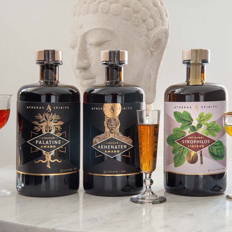 A line-up of Atheras Spirits