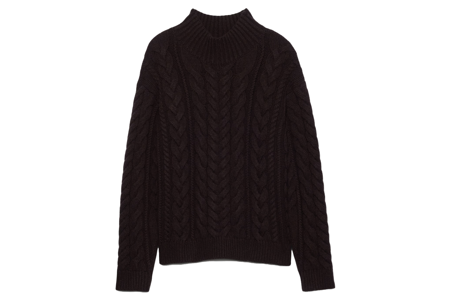 Banana Republic Italian Merino-Blend Mock-Neck Sweater