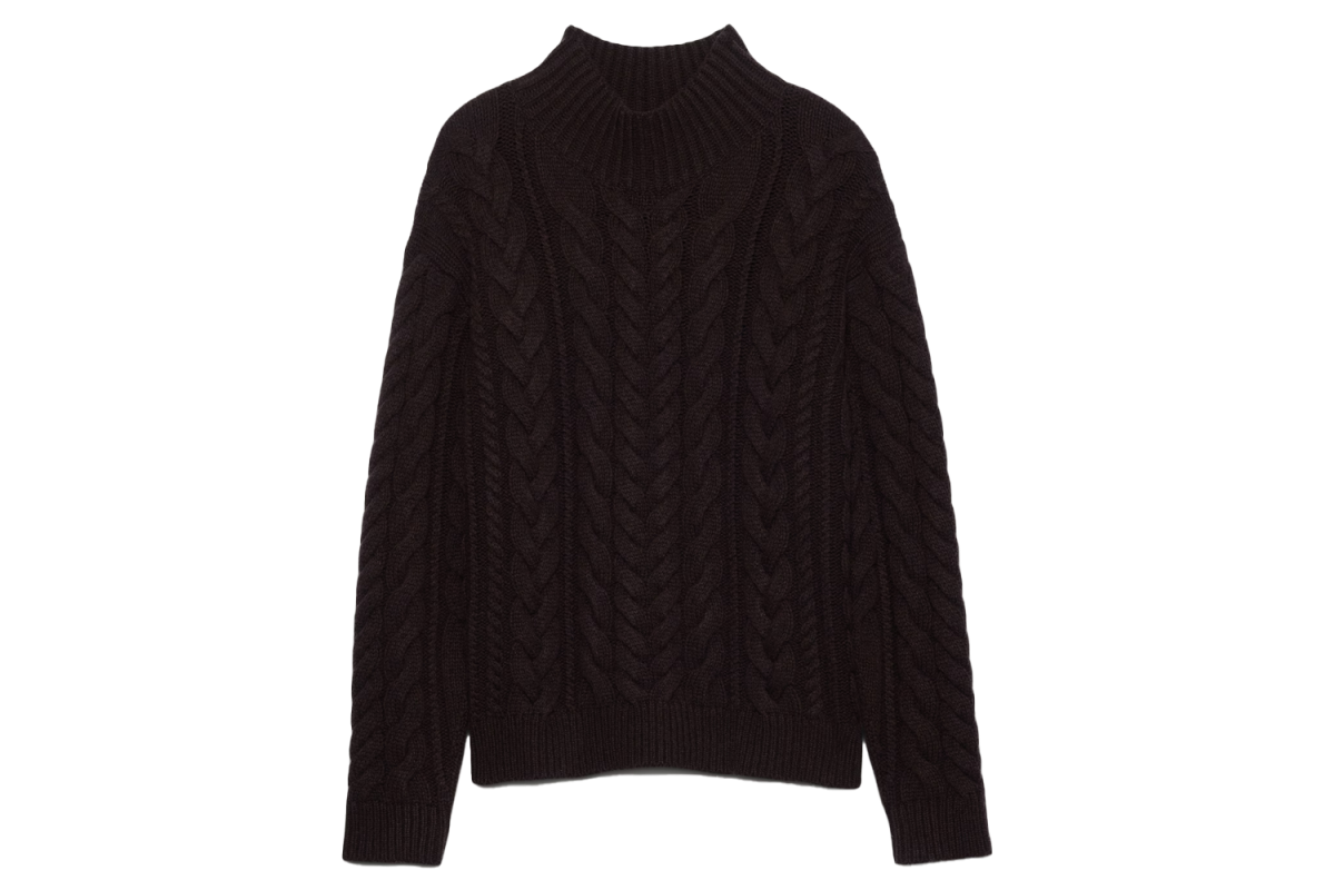 Banana Republic Italian Merino-Blend Mock-Neck Sweater