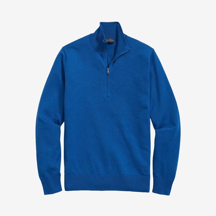 Brooks Brothers Supima Cotton Quarter-Zip Sweater