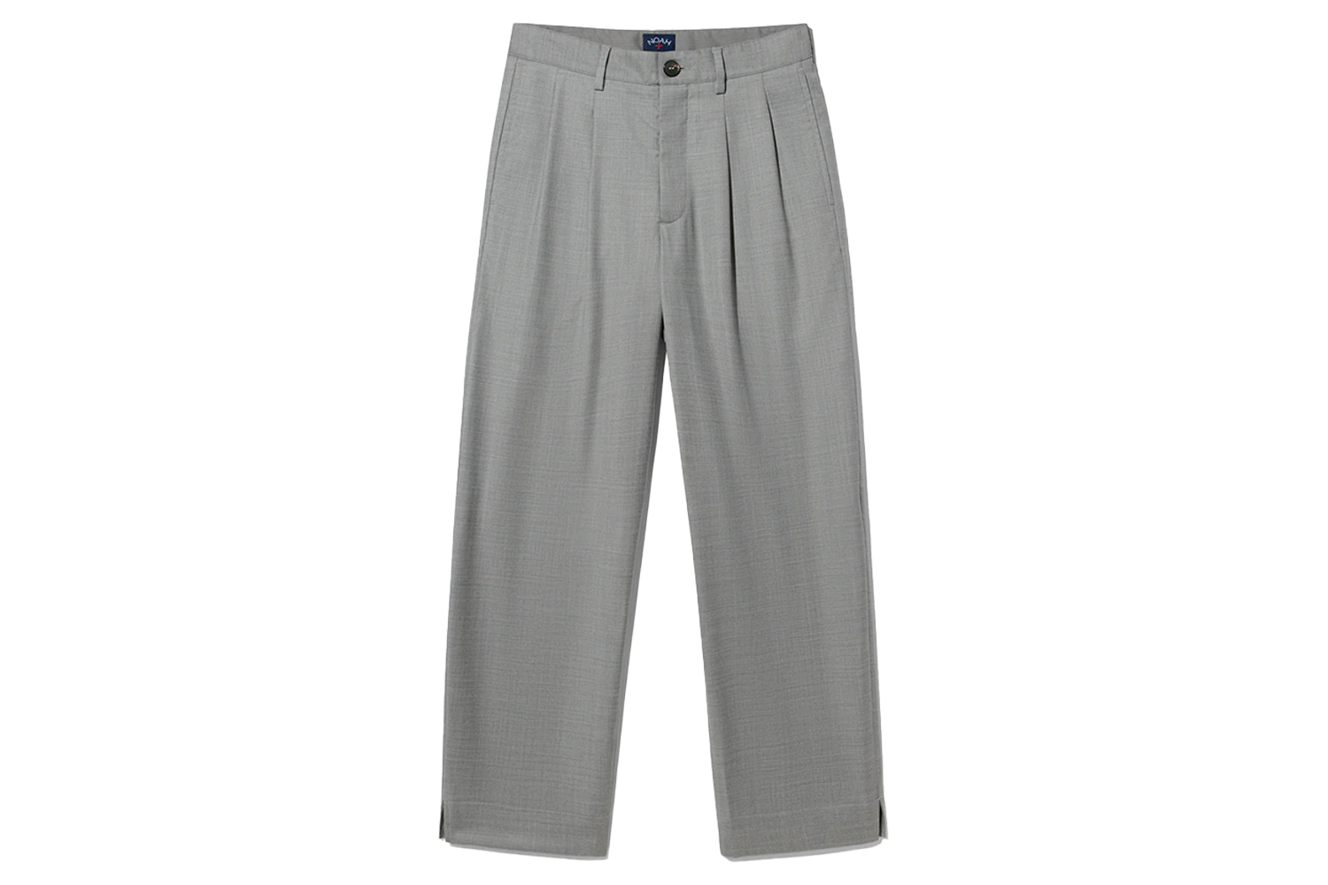 Noah Double-Pleat Split Hem Pant