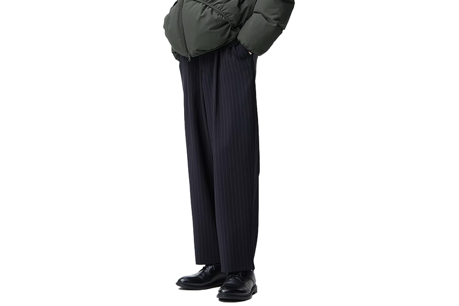 GU Striped Carrot Slacks