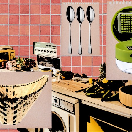 a bunch of kitchen gadgets in a collage
