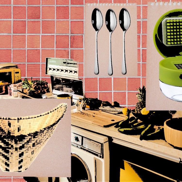 a bunch of kitchen gadgets in a collage