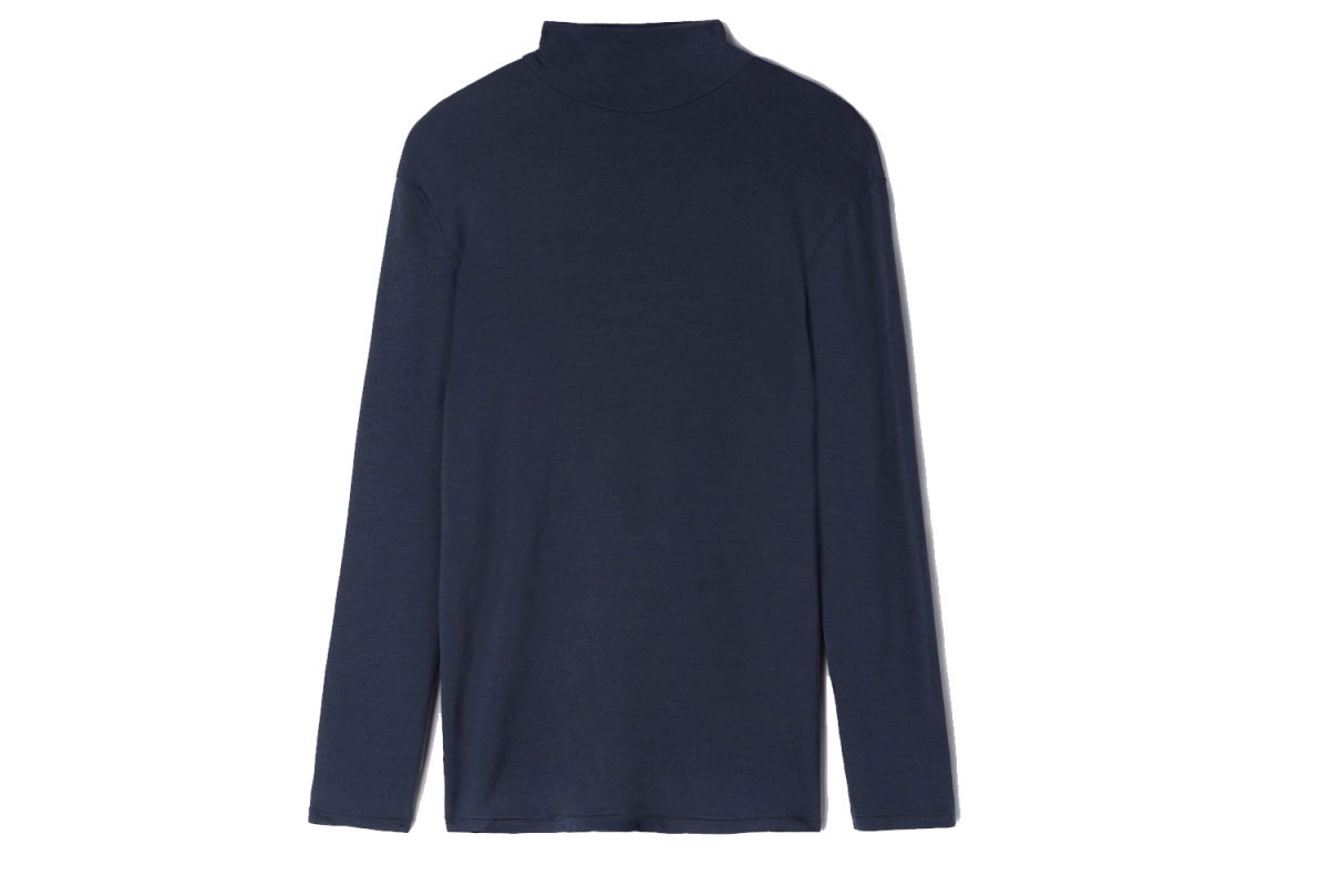 Intimissimi Long-Sleeve High-Neck Modal-Cashmere Top