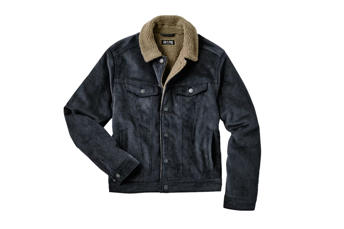 Line of Trade The Montana Fleece-Lined Corduroy Trucker Jacket