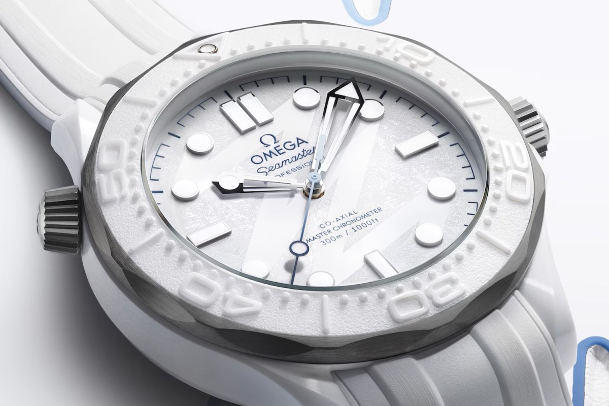 Omega Just Dropped a Frosty Ceramic Seamaster for the Winter Olympics