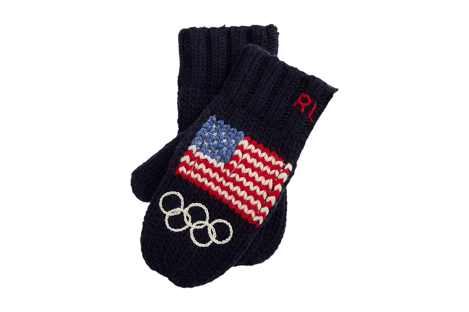 Polo Ralph Lauren Team USA Flag Wool Mittens