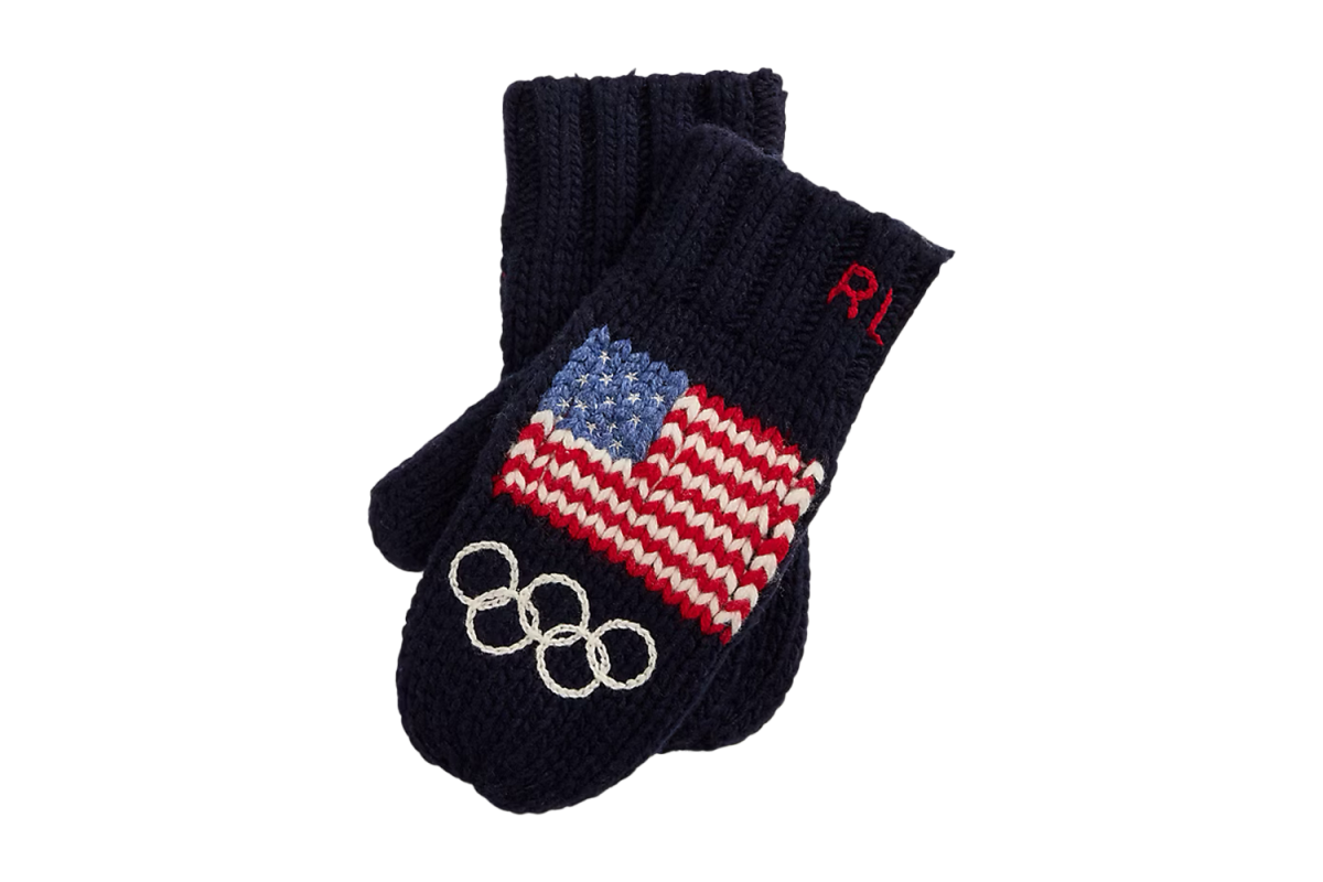Polo Ralph Lauren Team USA Flag Wool Mittens