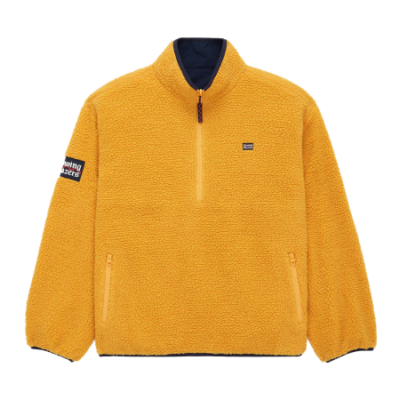 Stand Out and Stay Warm with This Sherpa Half Zip