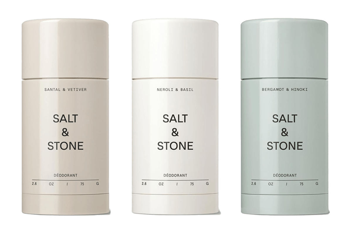 Salt & Stone Natural Deodorant Trio