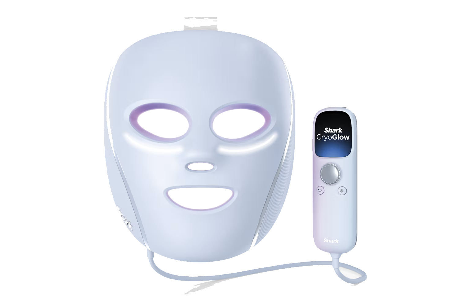 Shark CryoGlow Red Blue & Infrared iQLED Face Mask & Under Eye Cooling