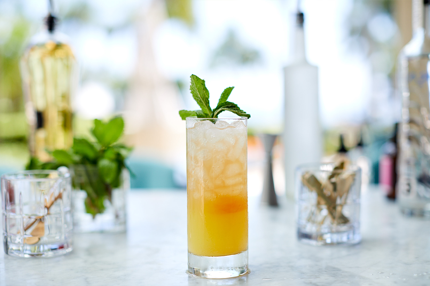 A Rum Swizzle