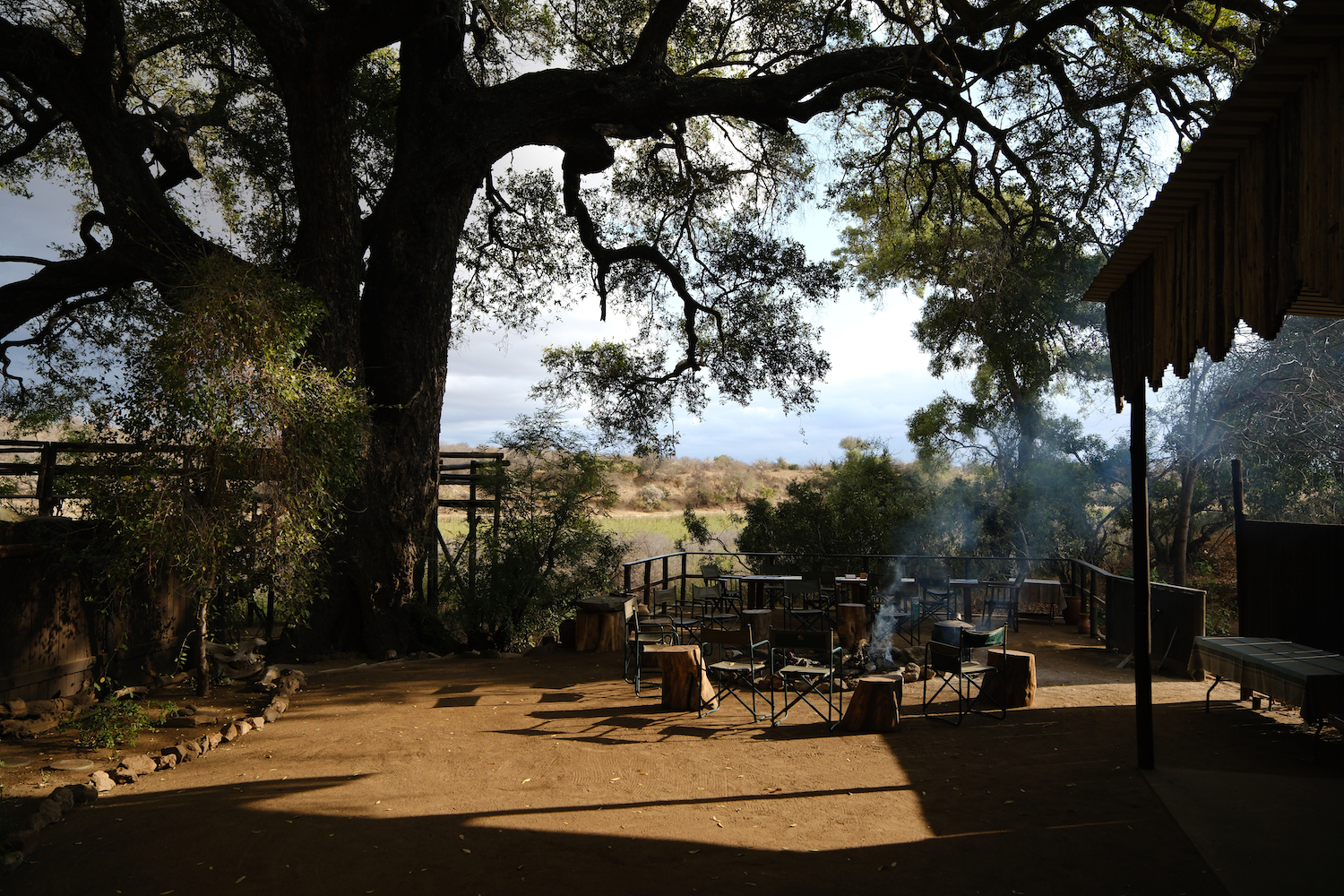 The camp at Gary Freeman Safaris in South Africa.
