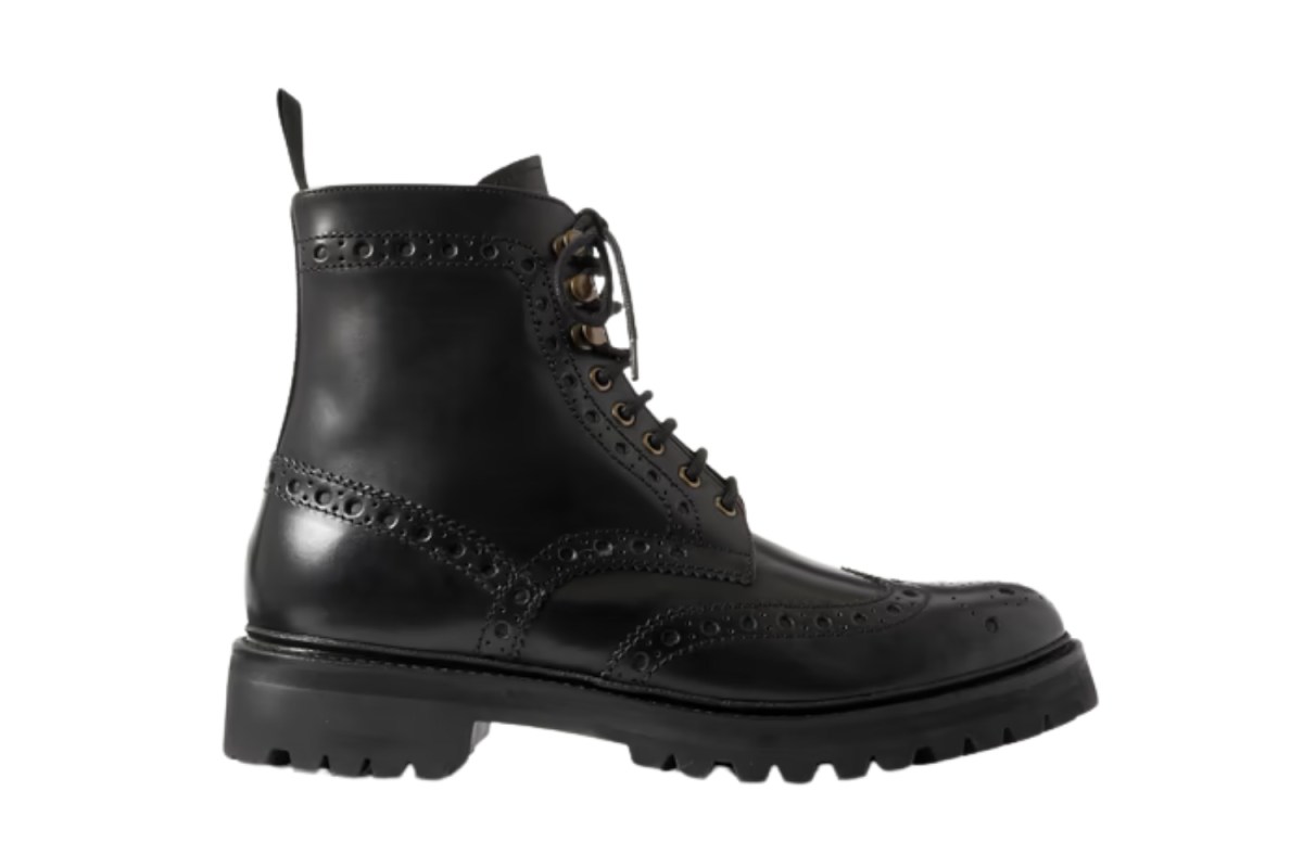 Grenson Fred Leather Brogue Boots