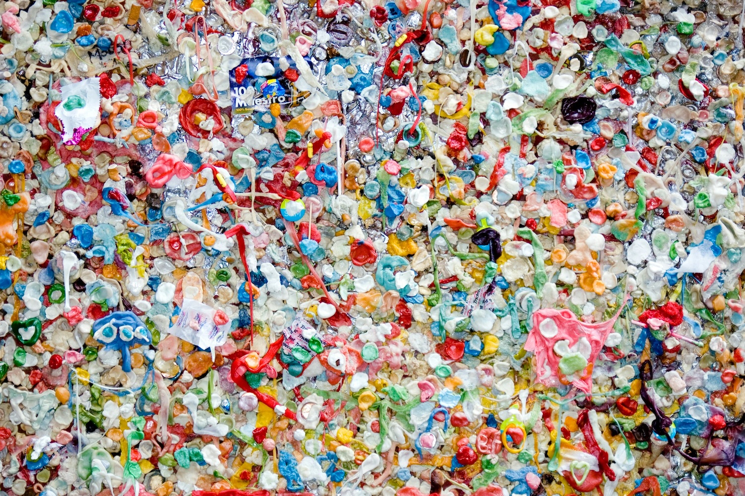 Pile of plastic pollution