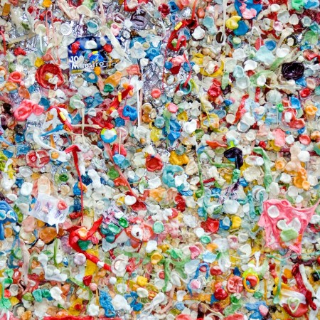 Pile of plastic pollution