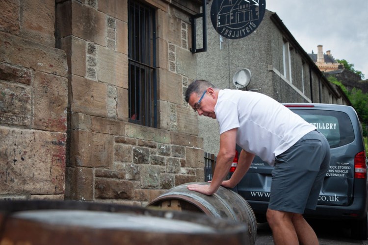 Outside Stirling Distillery