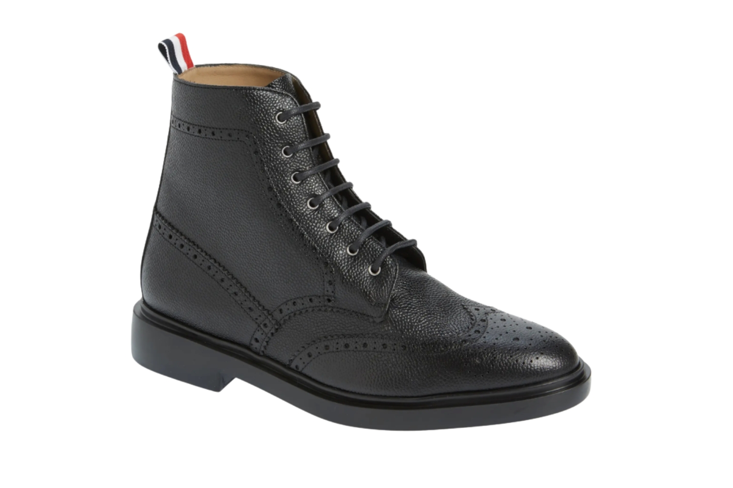 Thom Browne Classic Wingtip Lace-Up Boots