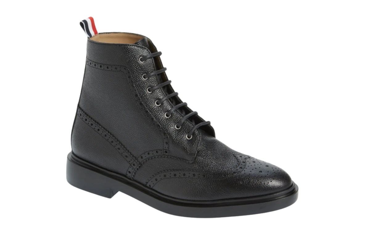 Thom Browne Classic Wingtip Lace-Up Boots