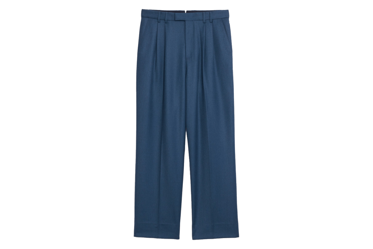 Banana Republic Straight Pleated Twill Dress Pant