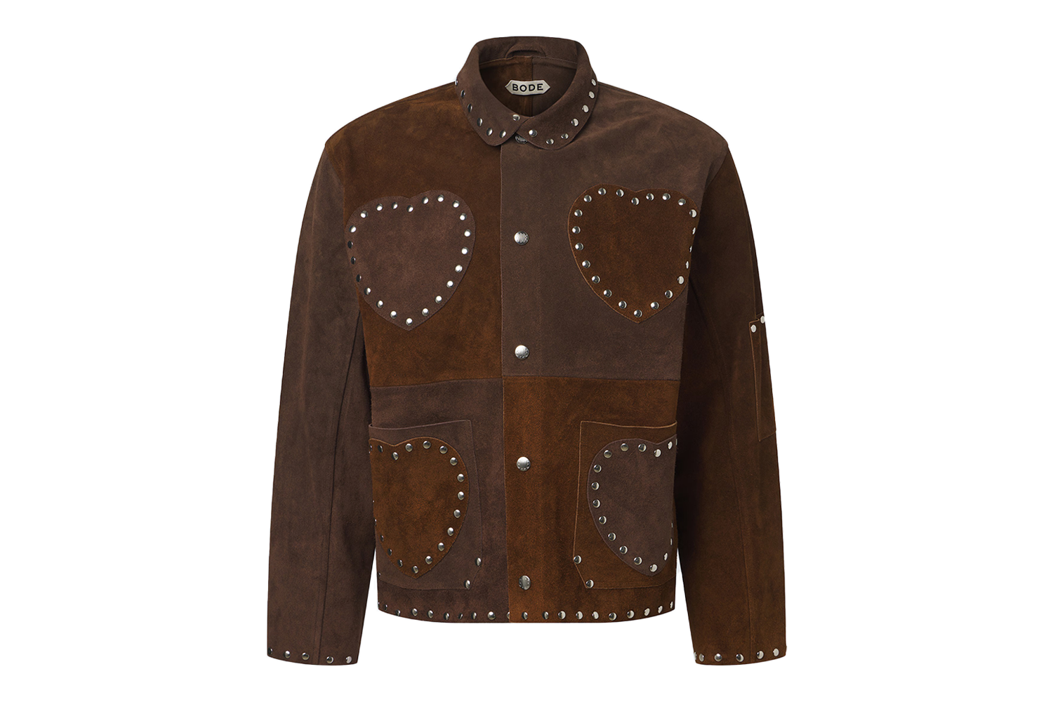 Bode Studded Suede Jacket