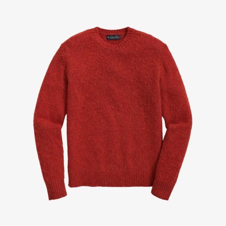 Brooks Brothers Brushed Wool Crewneck Sweater