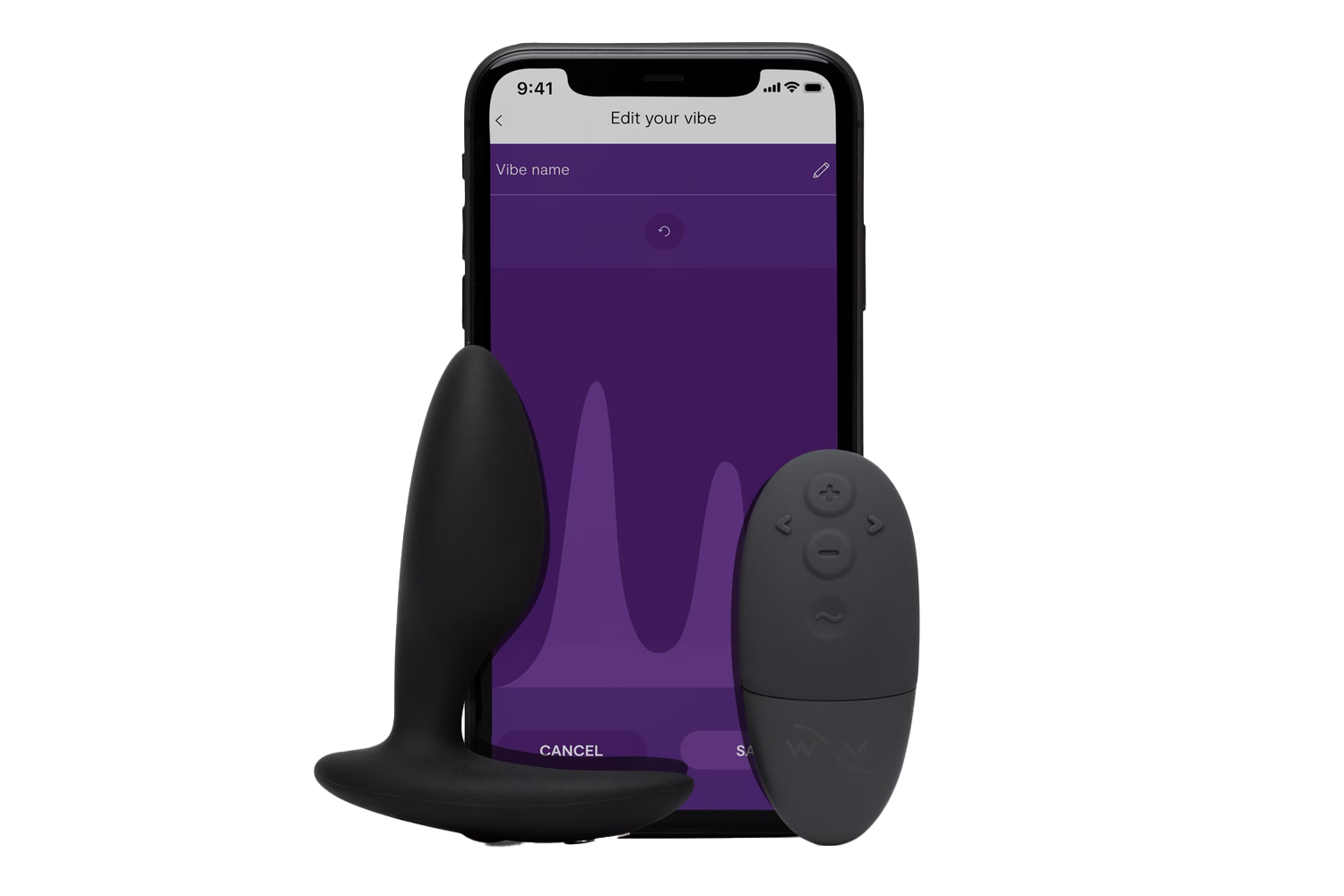 We-Vibe Ditto+ Rechargeable Remote and App Control Vibrating Butt Plug