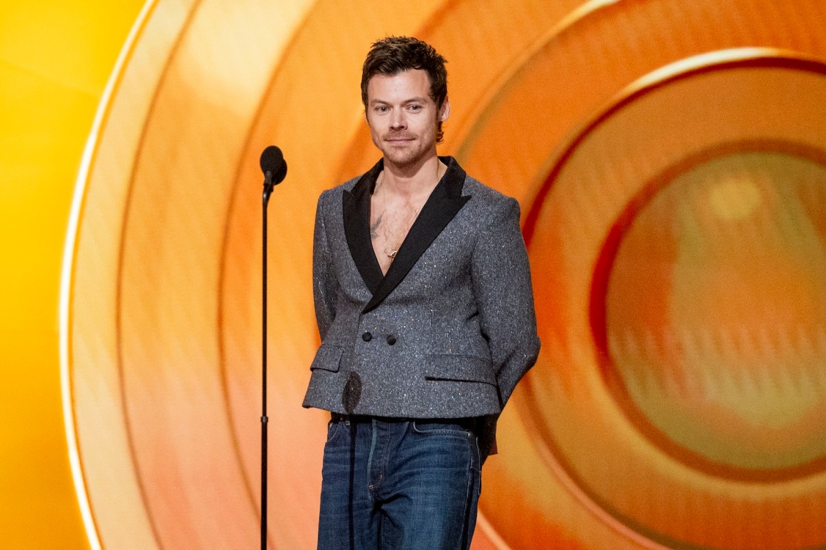 Harry Styles Delivers Dior (And Denim) at the Grammys 2026 - InsideHook Harry Styles Delivers Dior (And Denim) at the Grammys 2026 - InsideHook