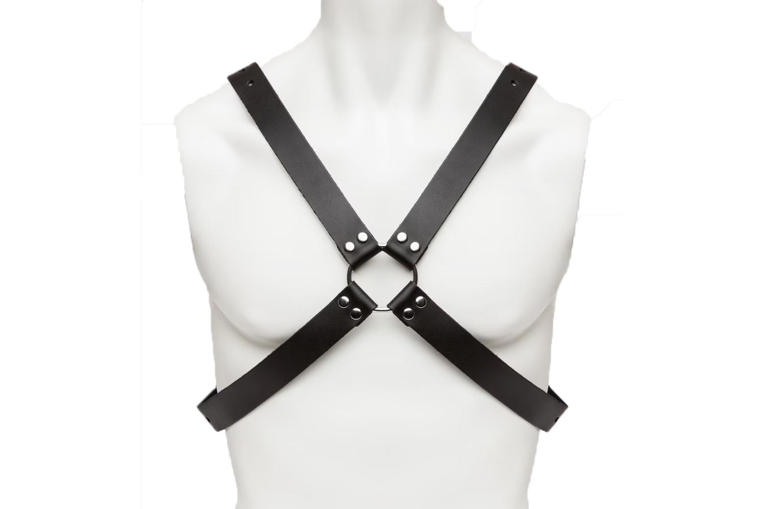 DOMINIX Deluxe Leather Cross-Body Harness