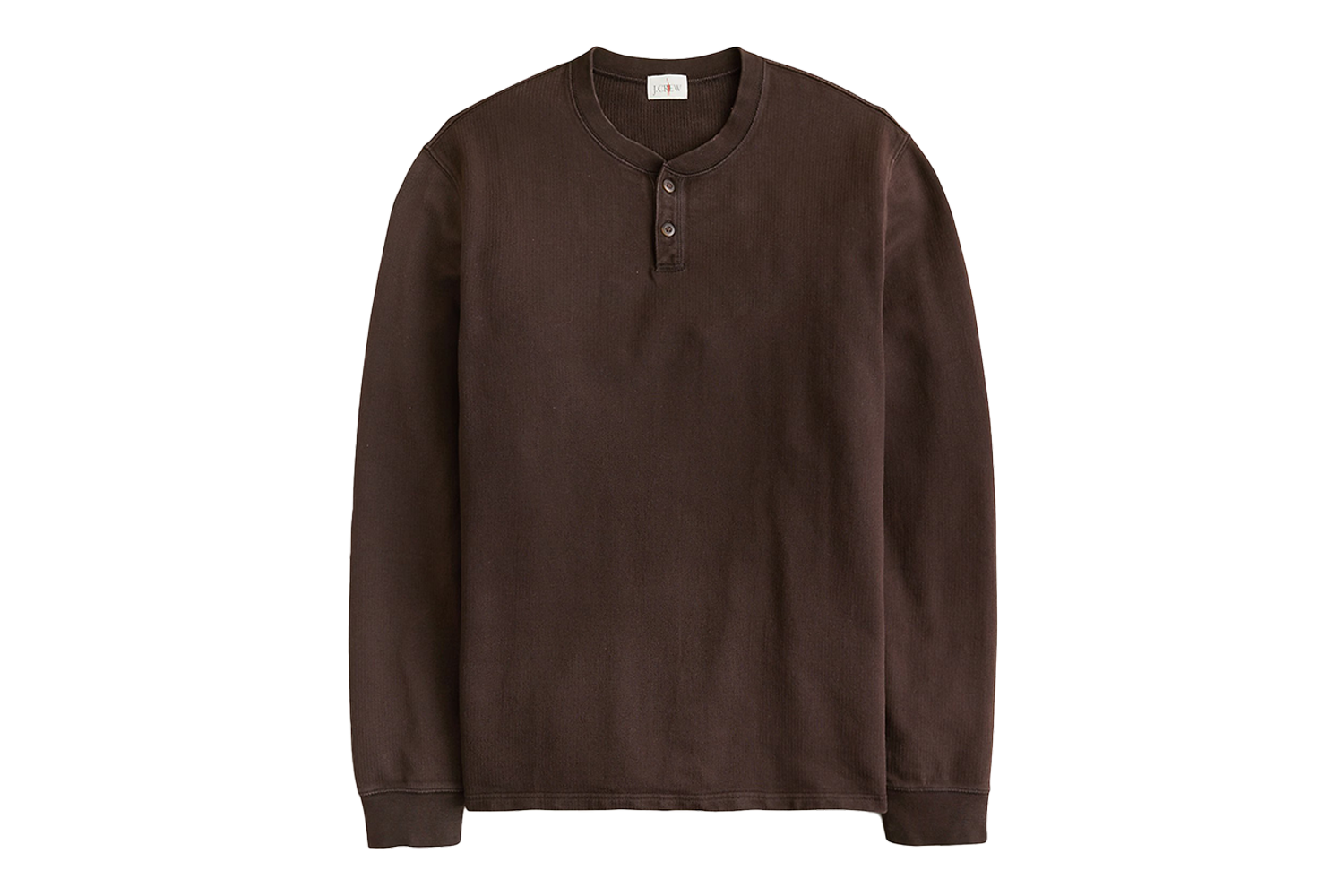 J.Crew Dense Cotton Herringbone Henley