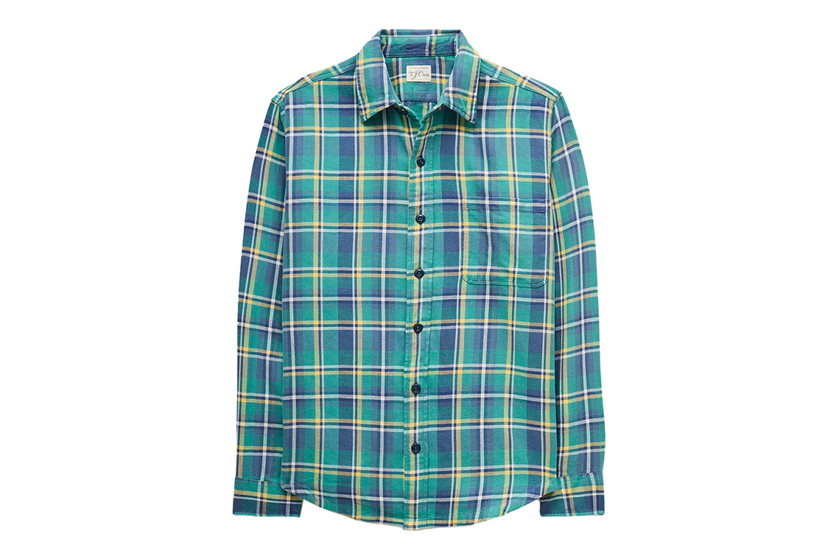 J.Crew Cotton-Hemp Blend Twill Shirt