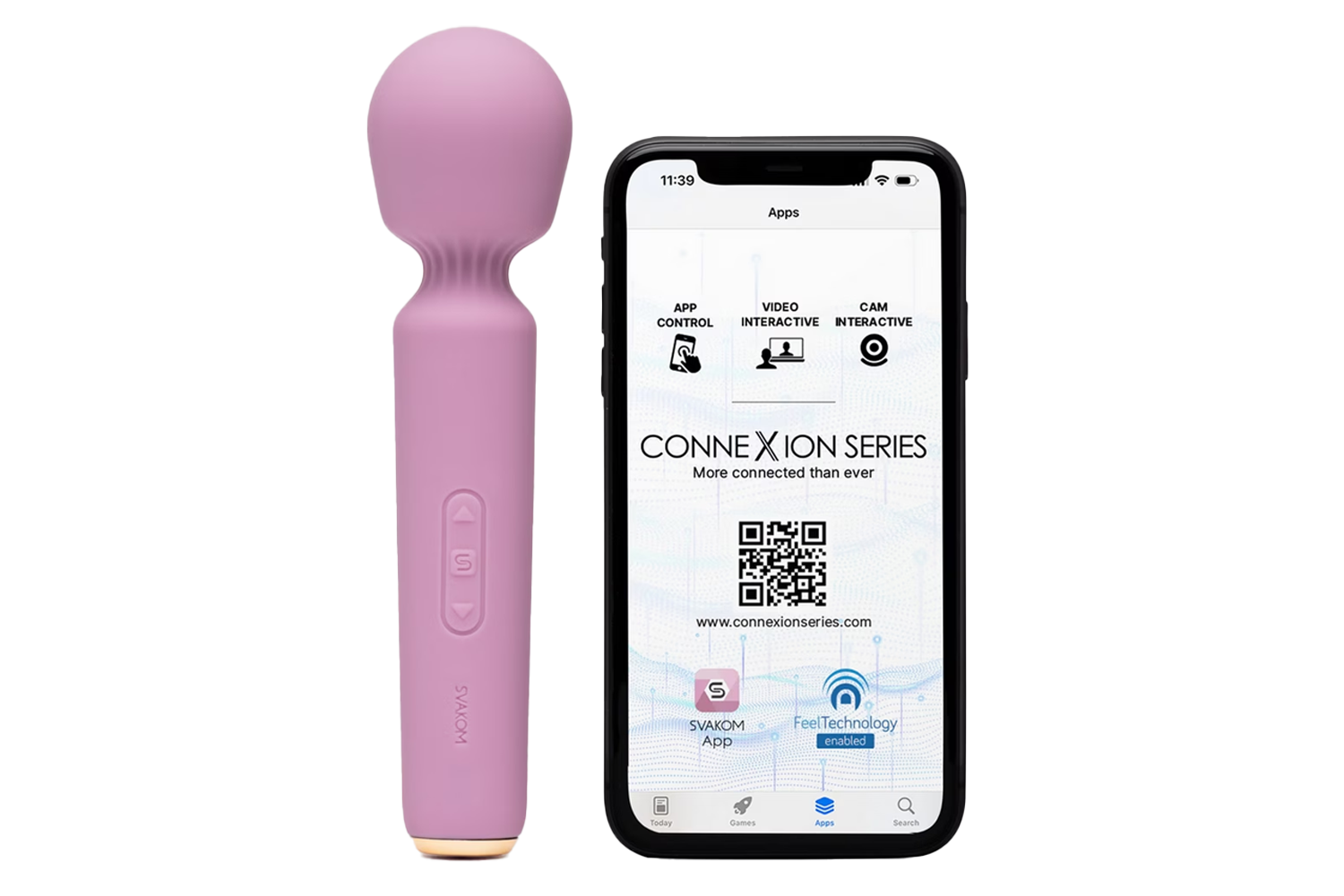 Svakom Emma Neo Mini App Controlled Wand Massager