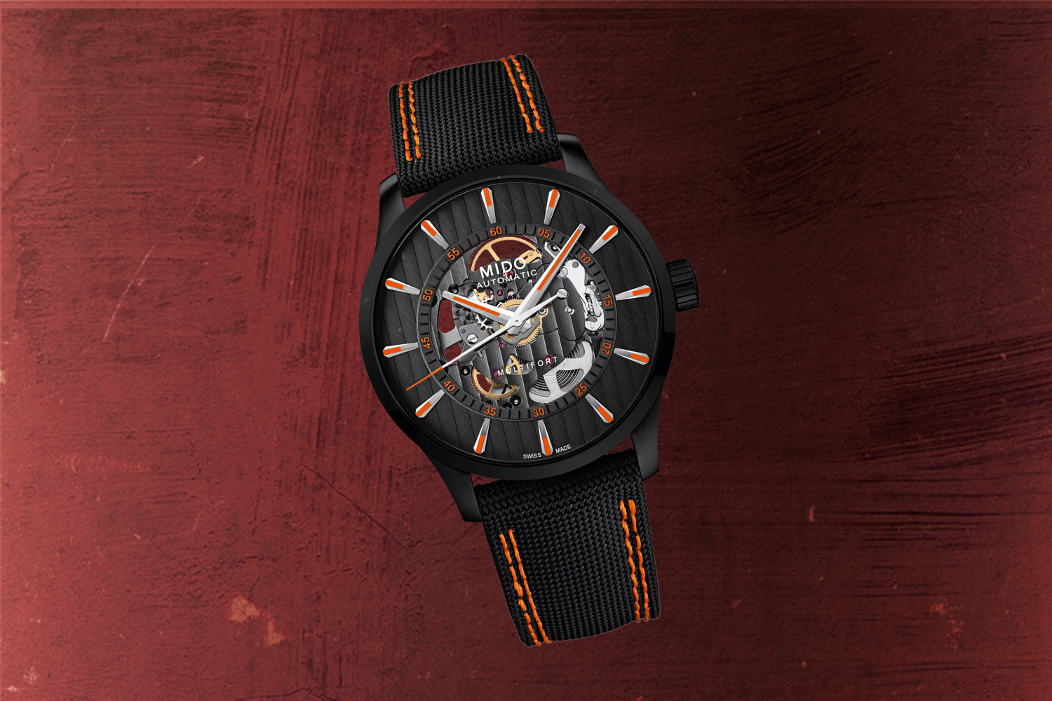 Mido Multifort Skeleton Vertigo 