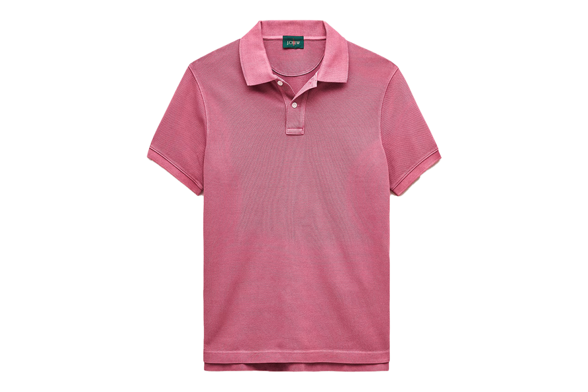 J.Crew Washed Piqué Polo Shirt